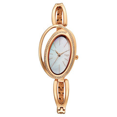 Titan Raga Delight Women's Watch Analog Brown Dial With Rose Gold Stainless Steel Band, 95197WM01