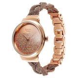 Titan Raga Delight Women's Watch Rose Gold Dial With Stainless Steel Band, 95204WM01