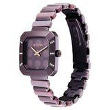 Titan Glitz Women's Watch Purple Dial with Metal & Plastic Band, 95208QD01