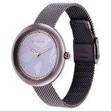 Titan Glitz Women's Watch Analog Purple Dial With Purple Mesh Band, 95210QM01