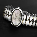 Titan Raga Women's Watch Analog Mother Of Pearl Dial with Stainless Steel Band, 95219VM01