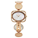 Titan Raga Power Pearls Women's Analog Watch Mother Of Pearl Dial With Rose Gold Stainless Steel Mesh Band, 95225WM01