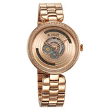 Titan Purple Abstract Women's Watch Analog Rose Gold Dial with Stainless Steel Band, 95229WM01