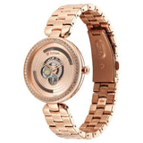 Titan Purple Abstract Women's Watch Analog Rose Gold Dial with Stainless Steel Band, 95229WM01