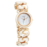 Titan Raga Power Pearls Women's Analog Watch Mother Of Pearl Dial With Rose Gold Stainless Steel Band, 95233WM01