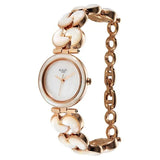 Titan Raga Power Pearls Women's Analog Watch Mother Of Pearl Dial With Rose Gold Stainless Steel Band, 95233WM01