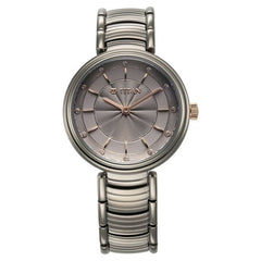 Titan Aura Women's Watch Analog Titanium Dial & Stainless Steel Band, 95240KM01