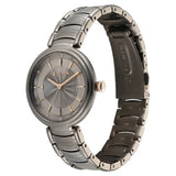 Titan Aura Women's Watch Analog Titanium Dial & Stainless Steel Band, 95240KM01