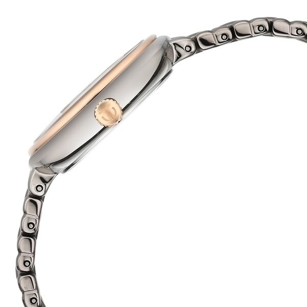 Titan Aura Women's Watch Analog Mother Of Pearl Dial with Titanium Stainless Steel Band, 95241KM02