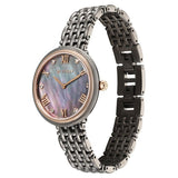Titan Aura Women's Watch Analog Mother of Pearl Dial with Titanium Stainless Steel Band, 95243KM01