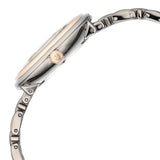 Titan Aura Women's Watch Analog Mother of Pearl Dial with Titanium Stainless Steel Band, 95243KM01