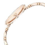 Titan Aura Women's Watch Analog Mother of Pearl Dial with Rose Gold Stainless Steel Band, 95243WM01