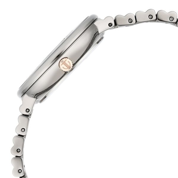 Titan Aura Women's Watch Analog Grey Dial with Silver Stainless Steel Band, 95245KM02
