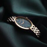Titan Aura Women's Watch Analog Mother of Pearl Dial with Rose Gold Stainless Steel Band, 95246WM01