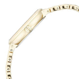 Titan Aura Women's Watch Analog Mother of Pearl Dial with Gold Stainless Steel Band, 95246YM01