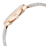 Titan Bright Leathers Women's Watch Analog Silver Dial with Silver Leather Strap, 95247WL03