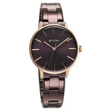 Titan TGIF Women's Watch Analog Purple Dial with Purple Stainless Steel Band, 95248KM01