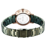 Titan TGIF Women's Watch Analog Green Dial with Green Stainless Steel Band, 95248KM03