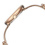 Titan Raga Women's Watch Analog Mother of Pearl Dial with Rose Gold Stainless Steel Band, 95253WM01