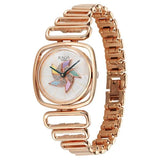 Titan Raga Women's Watch Analog Mother of Pearl Dial with Rose Gold Stainless Steel Band, 95256WM01