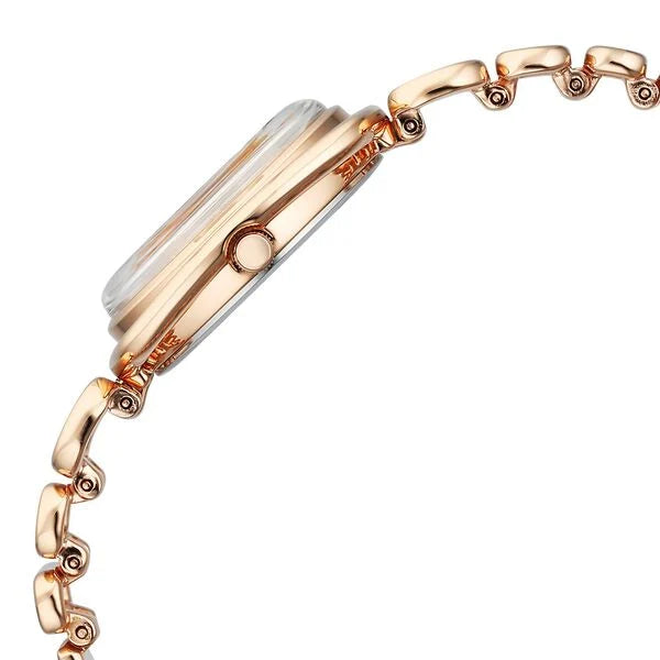 Titan Raga Women's Watch Analog Mother of Pearl Dial with Rose Gold Stainless Steel Band, 95256WM01