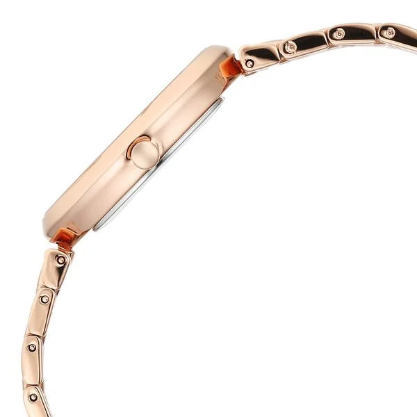 Titan Raga Women's Watch Analog Mother of Pearl Dial with Rose Gold Stainless Steel Band, 95258WM01
