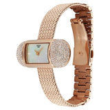 Titan Raga Women's Watch Analog Mother of Pearl Dial with Rose Gold Stainless Steel Band, 95259WM01