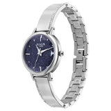 Titan Raga Women's Watch Analog Blue Dial with Silver Stainless Steel Band, 95267SM01