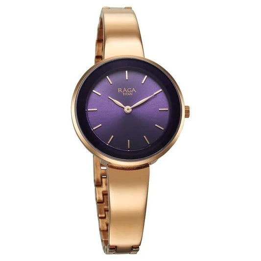 Titan, Men's, Analog Watch, Gold Dial, with Stainless Steel Band, TI-95276WM01