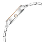 Titan Raga Showstopper Women's Watch Analog Pink Dial with Silver Stainless Steel Band, 95281KM01