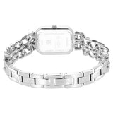 Titan Raga Women's Watch Analog Rectangular Silver Dial with Silver Stainless Steel Band, 95283SM01