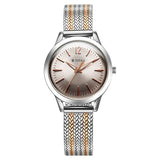  Titan Quartz Women's Analog Pink Dial Metal Strap Watch 95287KM01