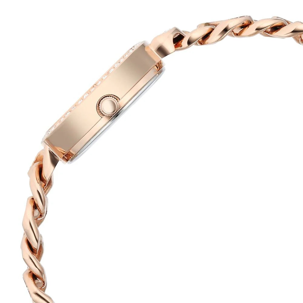 Titan Raga Women's Watch Analog Rose Gold Dial with Rose Gold Stainless Steel Band, 95288WM01