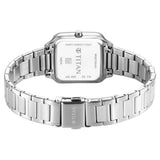 Titan Horizon Women's Watch Analog Pink Dial with Silver Stainless Steel Band, 95297SM01