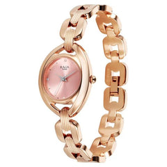 Titan Raga Showstopper Women's Watch Analog Pink Dial with Rose Gold Stainless Steel Band, 95306WM01