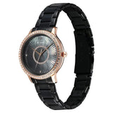 Titan Glamour Quartz Analog Women's Watch With Black Dial and Black Stainless Steel Strap,95314KM01
