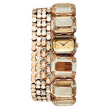 Titan Raga Cocktails Quartz Analog Women's Watch with Rose Gold Dial and Stainless Steel Strap, 95319WM01