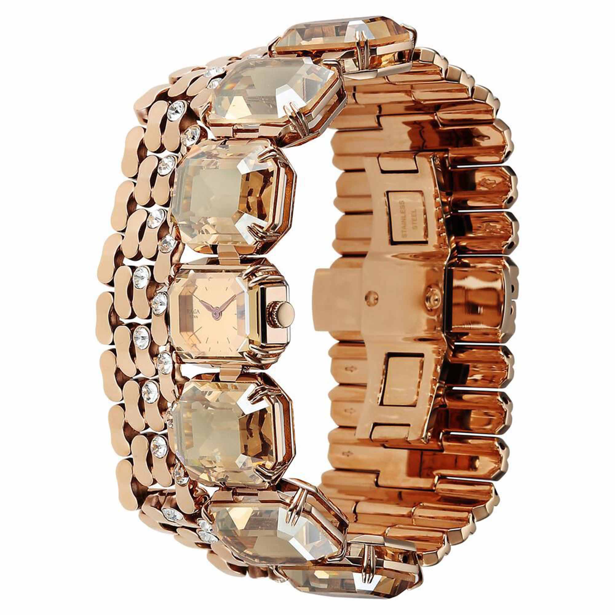 Titan, Men's, Analog Watch, Gold Dial, with Stainless Steel Band, TI-95319WM01