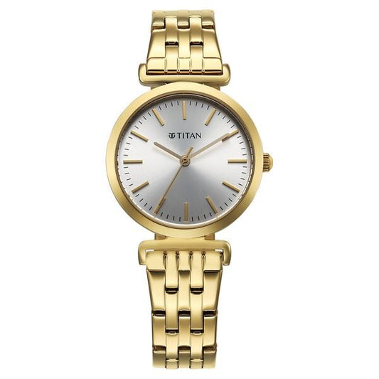Titan, Men's, Analog Watch, Silver Dial, with Stainless Steel Band, TI-95321YM01