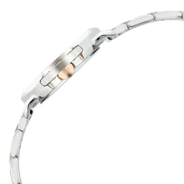 Titan Workwear Women's Watch Analog Brown Dial with Two Toned Stainless Steel Band, 95324KM01