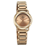 Titan Workwear Women's Watch Analog Rose Gold Dial with Rose Gold Stainless Steel Band, 95324WM01
