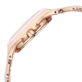Titan Glamour Quartz Multifunction Women's Watch with Mother Of Pearl Dial and Pink Ceramic Steel Strap, 95325KD01