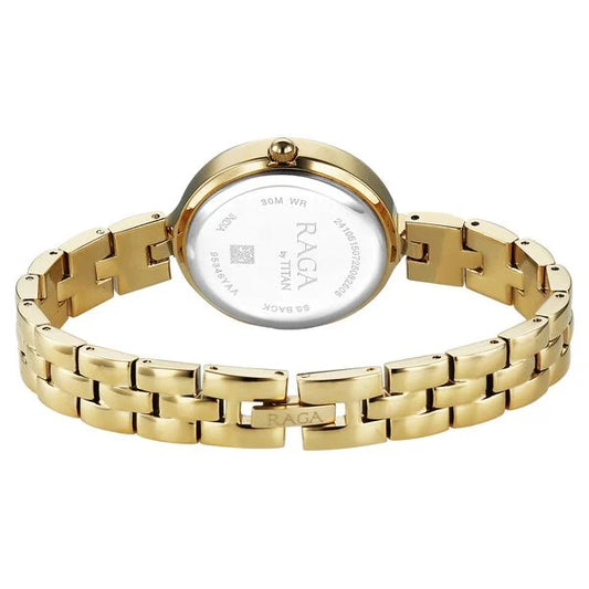 Titan, Men's, Analog Watch, Gold Dial, TI-95346YM01