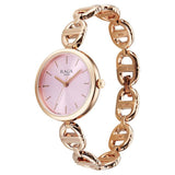 Titan Raga Women's Analog Watch Pink Dial With Rose Gold Stainless Steel Strap , 95353WM01
