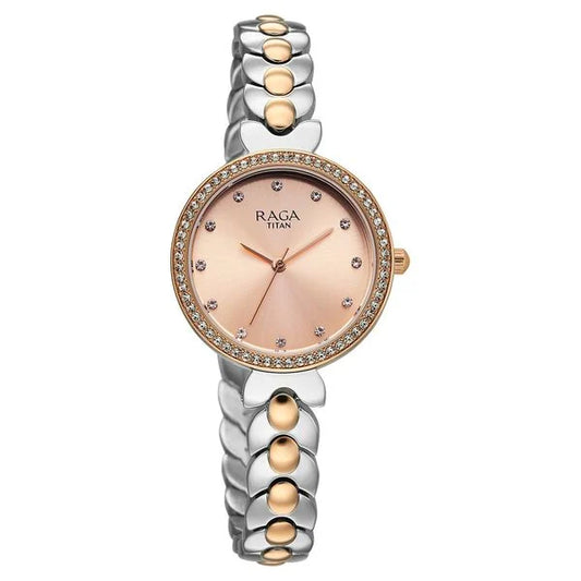 Titan, Men's, Analog Watch, Gold Dial, TI-95357KM01