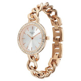 Titan Raga Women's Analog Watch Silver Dial With Rose Gold Stainless Steel Strap , 95361WM01