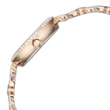 Titan Womens Raga Spotlight Analog Watch Silver Dial with Rose Gold Stainless Steel Band,95420WM01