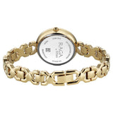 Titan Womens Raga Spotlight Analog Watch Silver Dial with Gold Stainless Steel Band,95420YM01