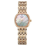 Titan Womens Raga Spotlight Analog Watch White Dial with Rose Gold Stainless Steel Band ,95421WM01