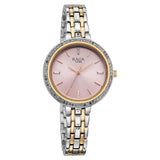 Titan Womens Raga Spotlight Analog Watch Pink Dial with Two Toned Stainless Steel Band ,95424KM01